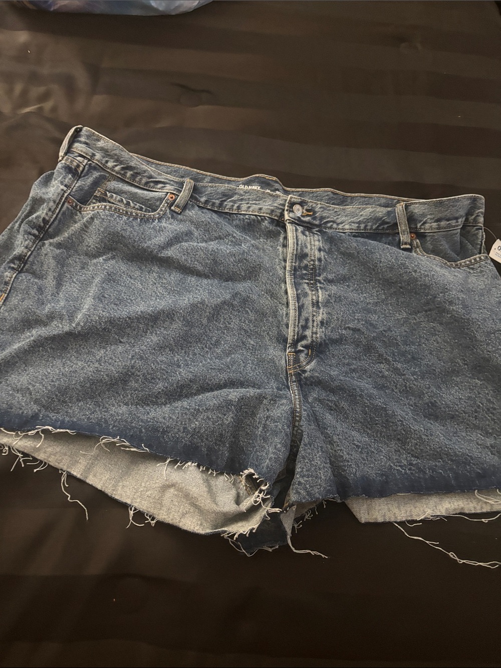 Plus size 28 old navy Classic Blue Denim Cutoff Shorts